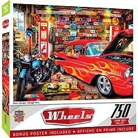 Wheels - Retro Garage - 750 Piece Puzzle