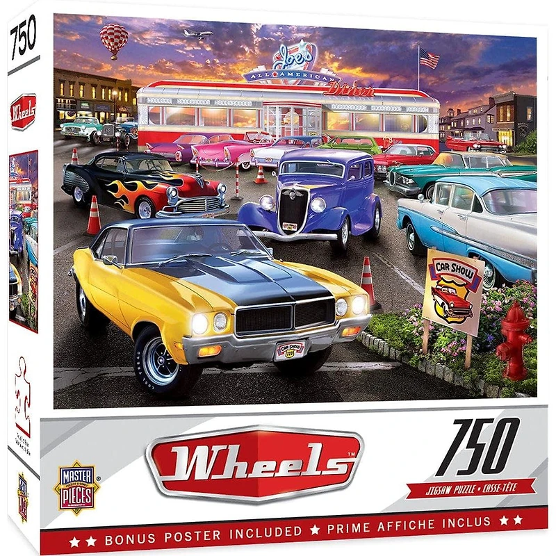 Wheels - Runner's Up - 750 Piece Puzzle