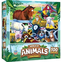 World of Animals - Farm Friends - 100 Piece Puzzle