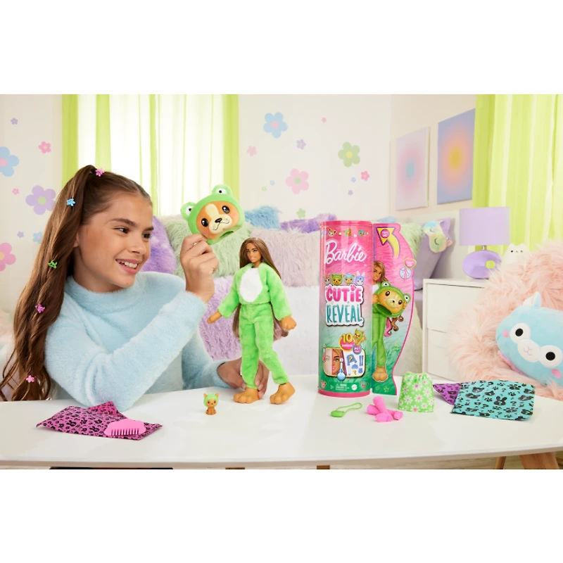 Barbie Cutie Reveal - Puppy as Frog