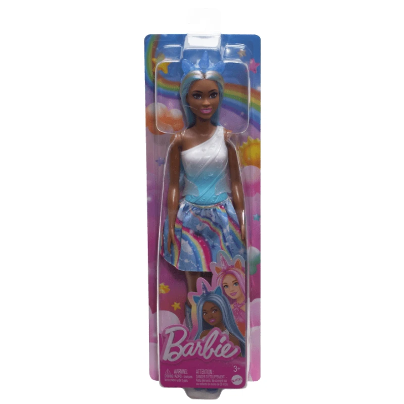 Barbie Unicorn Doll - Blue Hair & Ombre Outfit