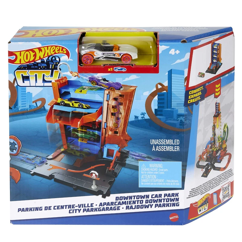Hot Wheels City Downtown Car Park