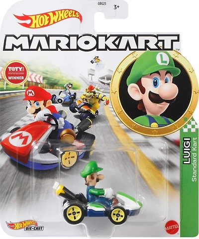 Hot Wheels Mario Kart - Luigi Standard Kart