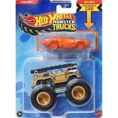 HOT WHEELS Monster Truck plus Car -5 Alarm