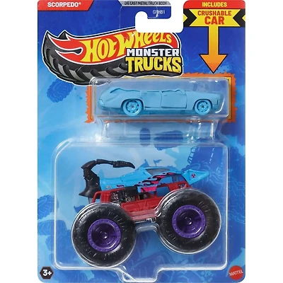 HOT WHEELS Monster Truck plus Car