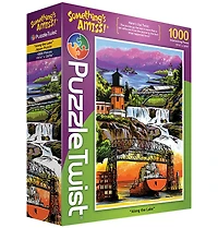 Puzzle Twist - Along The Lake - 1,000 Piece Puzzle