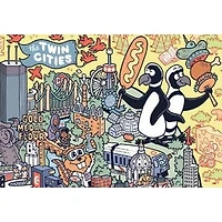 Puzzle Twist - Color Me Minnesota - 1,000 Piece Puzzle