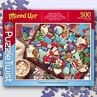Puzzle Twist - Holiday Cookies from Minnesota - 500 Piece Puzzle