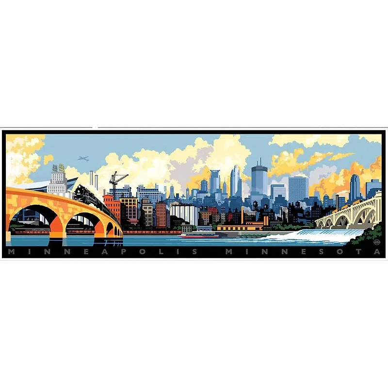 Puzzle Twist - Minneapolis Skyline - 750 Piece Puzzle