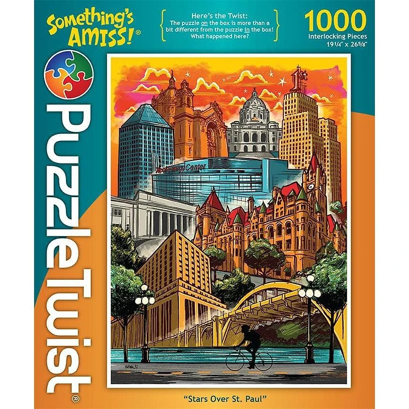 Puzzle Twist - Stars Over St. Paul - 1,000 Piece