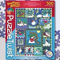 Puzzle Twist - Winter Snow Jam - 500 Piece Puzzle