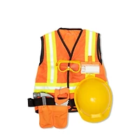 Construction Worker Role Play Dress-up Costume Set