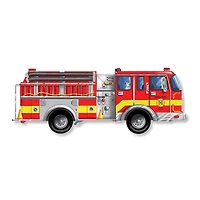 Giant Fire Truck Floor Puzzle - 24 Pieces