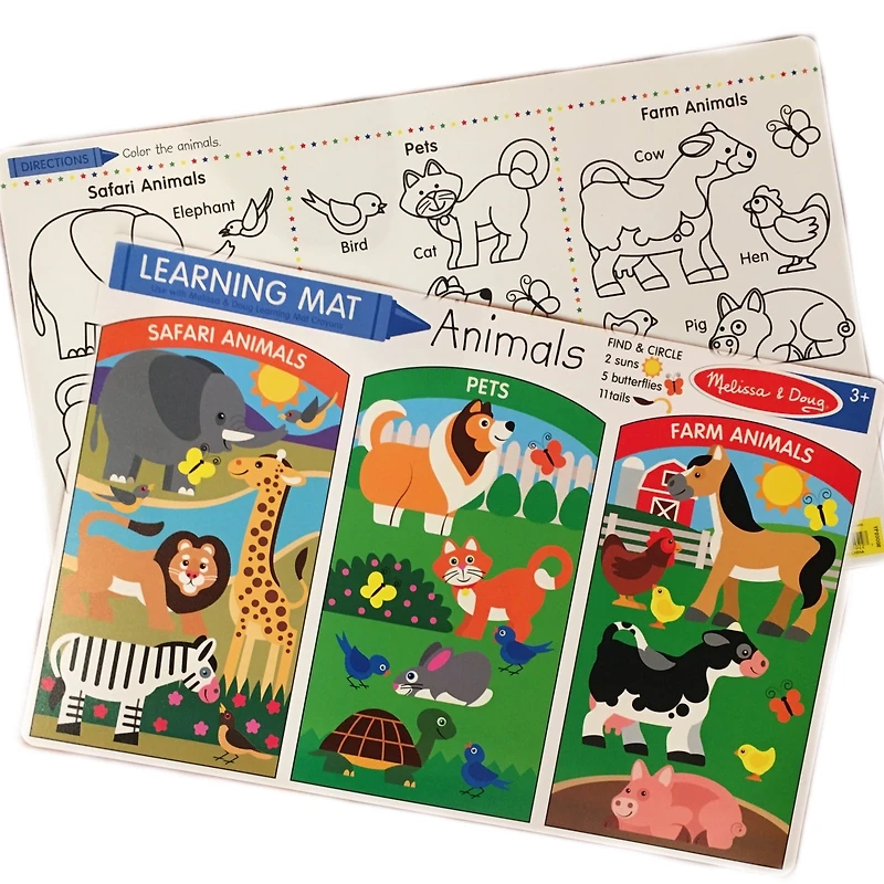 Learning Mats - Animals