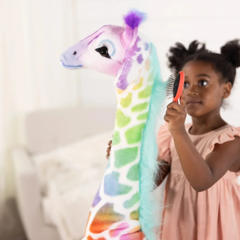 Rainbow Giraffe - Lifelike Animal Giant Plush