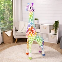 Rainbow Giraffe - Lifelike Animal Giant Plush