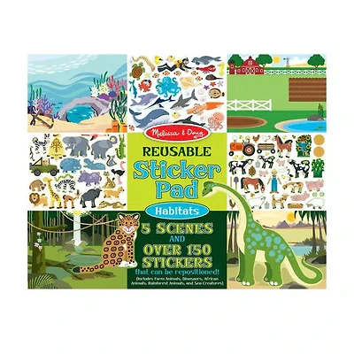 Reusable Sticker Pad - Habitats
