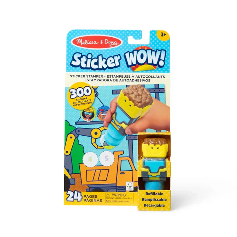 Sticker WOW! Activity Pad & Sticker Stamper - Construction