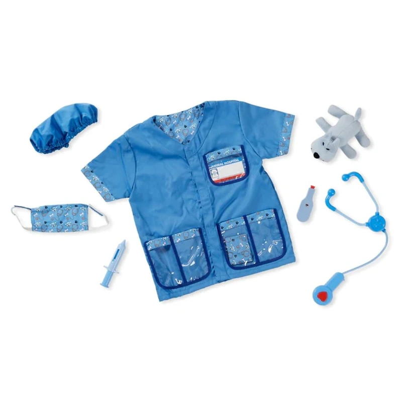 Veterinarian Role Play Dress-up Costume Set