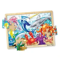 Wooden Jigsaw Puzzle Under the Sea - 24 Piece