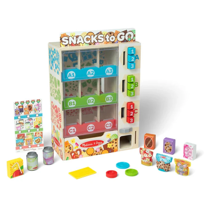 Wooden Vending Machine Play Set
