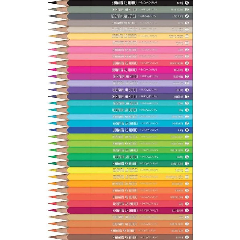 Color By Number 36 Color Pencil Set