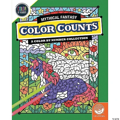 Color By Number - Color Counts - Mythical Fantasy