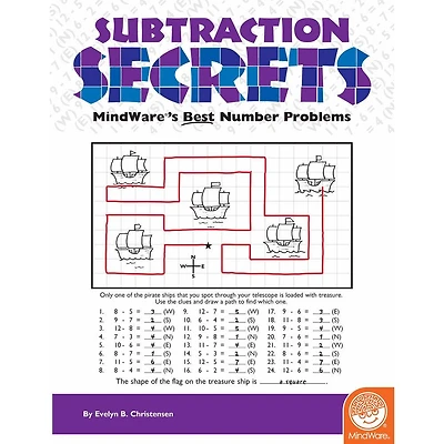 Math Mosaics - Subtraction Secrets