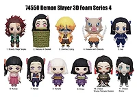 3D Foam Collectible Bag Clips - Demon Slayer Series 4