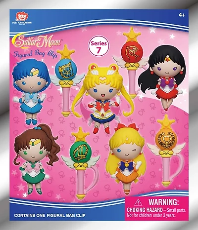 3D Foam Collectible Bag Clips - Sailor Moon Series 7