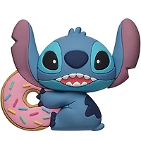 3D Foam Collectible Magnet - Stitch with Donut