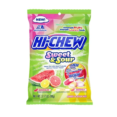 Hi-Chew Bag Sweet & Sour Mix - 3.17 oz. Peg Bag
