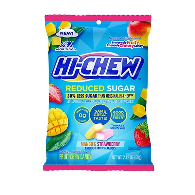 HI-CHEW Reduced Sugar Bag 2.12oz
