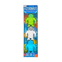 Astronaut Erasers Set of 3