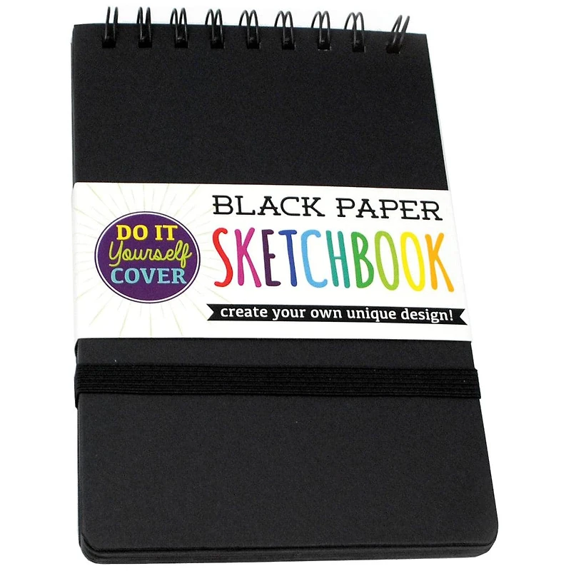Black DIY Cover Sketchbook