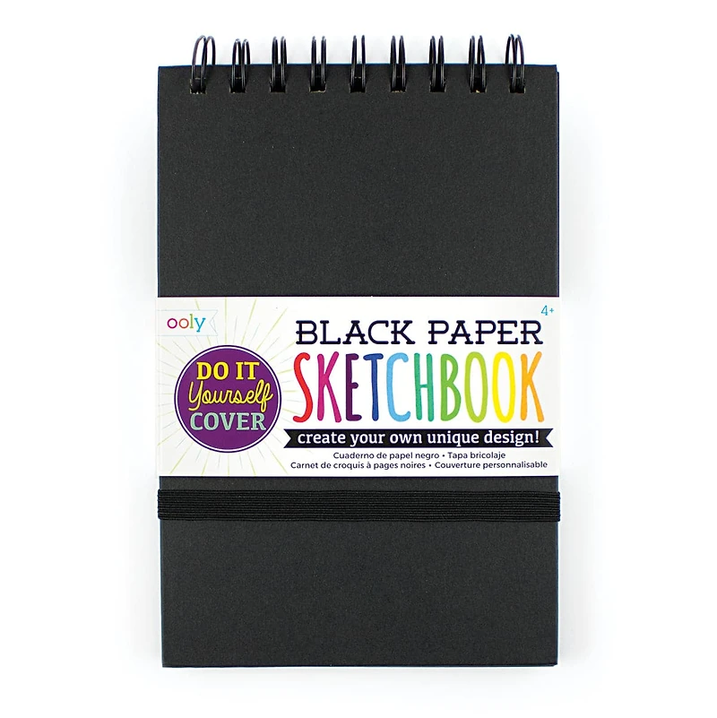 Black DIY Cover Sketchbook