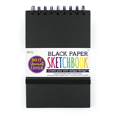 Black DIY Cover Sketchbook - Small