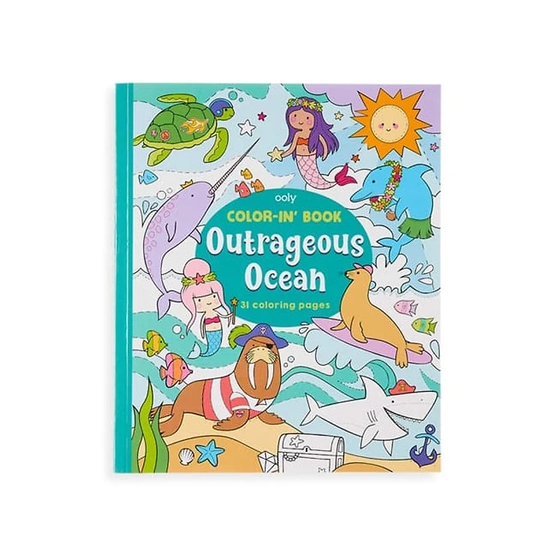 Color In Book - Outrageous Ocean