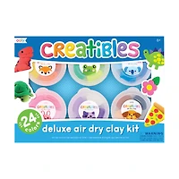 Creatibles Deluxe Air Dry Clay Kit - Set of 24 Colors