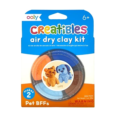 Creatibles Mini Air Dry Clay Kit - Pet BFFs