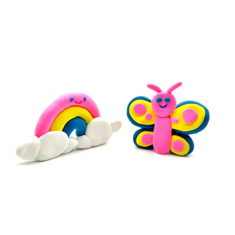 Creatibles Mini Air Dry Clay Kit -Rainbow Pals