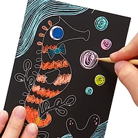 Friendly Fish Scratch and Scribble Mini Scratch Art Kit