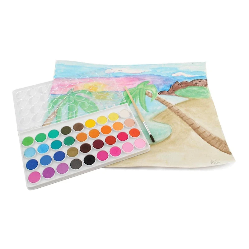 Lil' Paint Pods Watercolor Paint - Set of 36 Colors