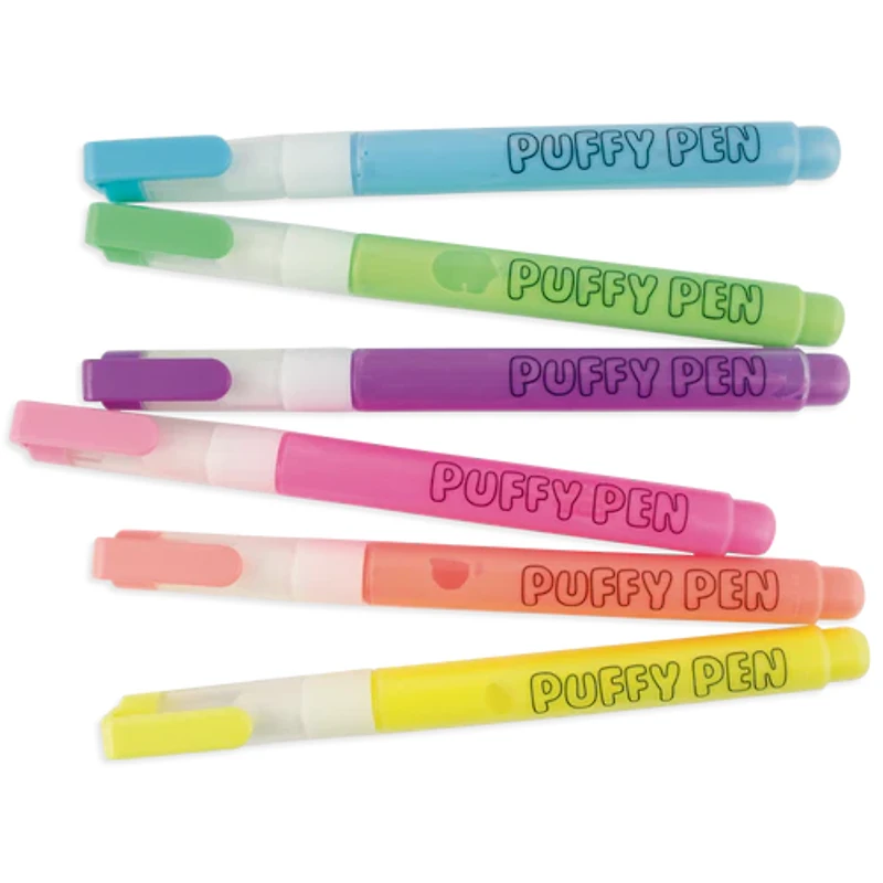Magic Puffy Pens - Set of 6