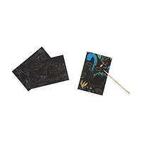 Mini Kit Scratch and Scribble Scratch Art Kit - Dino Days