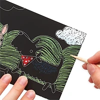 Mini Kit Scratch and Scribble Scratch Art Kit - Playful Pups