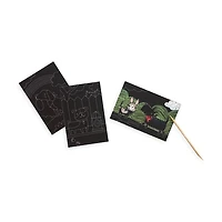 Mini Kit Scratch and Scribble Scratch Art Kit - Playful Pups