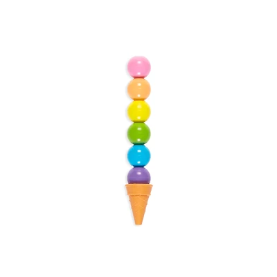 Rainbow Scoops Stacking Crayons