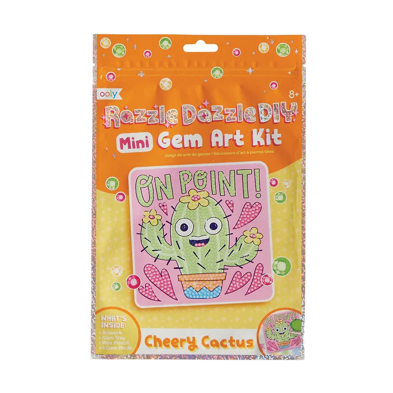 Razzle Dazzle DIY Gem Art Kit: Cheery Cactus