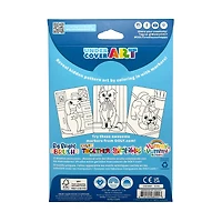 Undercover Art Hidden Pattern Coloring Activity Art Cards - Dog Days